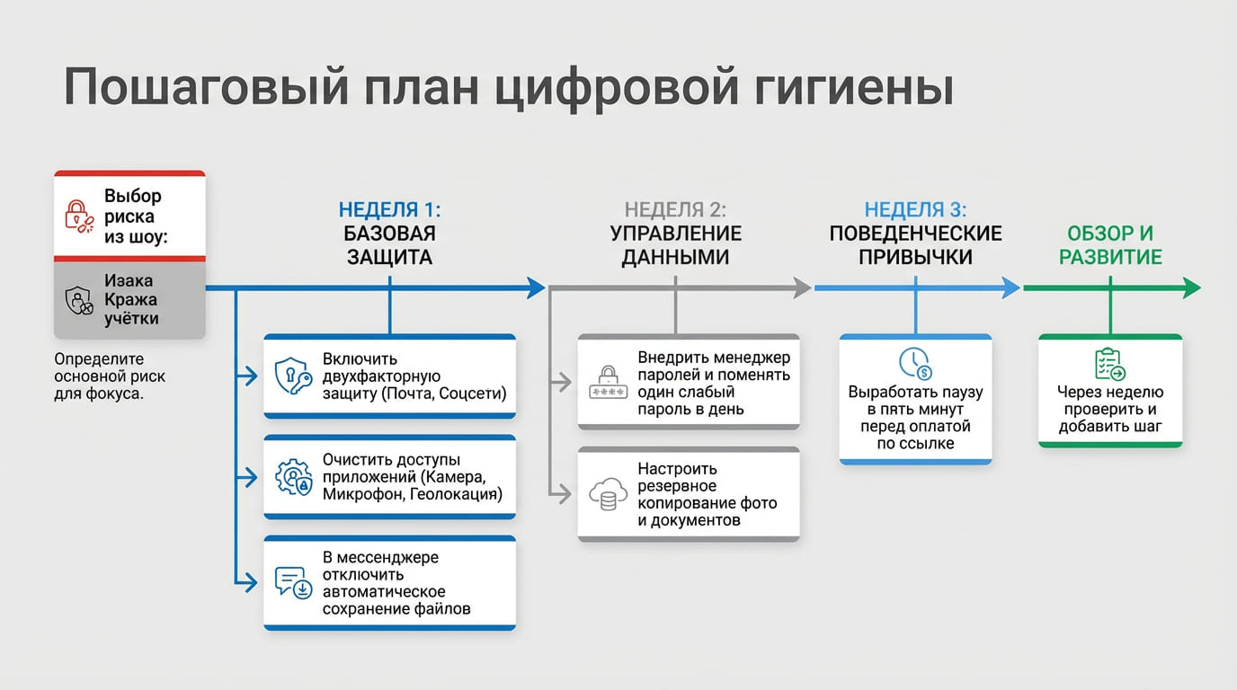пошаговый план цифровой гигиены